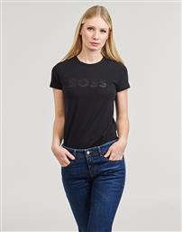 Hugo Boss Γυναικείο Αθλητικό T-shirt Μαύρο