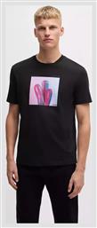 Hugo Boss Jersey T-shirt Μαύρο
