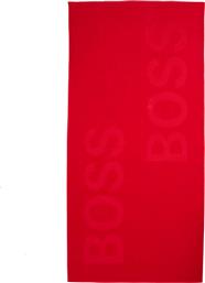 Hugo Boss Πετσέτα Θαλάσσης Κόκκινη 160x80εκ.