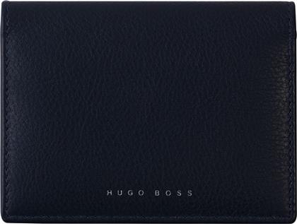 Hugo Boss Storyline Dark Δερμάτινο Ανδρικό Πορτοφόλι Καρτών Μπλε