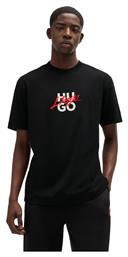 Hugo Boss T-shirt Black από το Silenzio