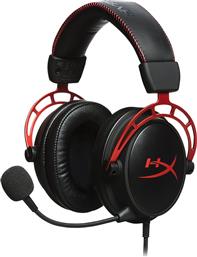 HyperX Cloud Alpha Over Ear Gaming Headset με σύνδεση 2x3.5mm / 3.5mm Κόκκινο από το e-shop