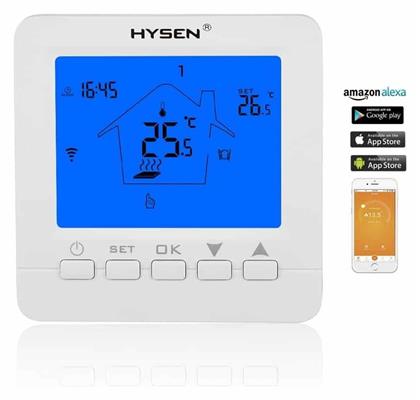 Hysen HY02-B05 Ψηφιακός Θερμοστάτης Χώρου Smart με Wi-Fi