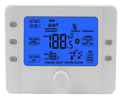 Hysen HY818 WIFI Ασύρματος Θερμοστάτης WiFi & Internet control Για Αντλία Θερμότητας