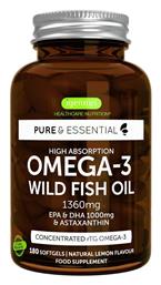 iGennus Omega 3 Wild Fish Oil Ιχθυέλαιο 1000mg 180 μαλακές κάψουλες