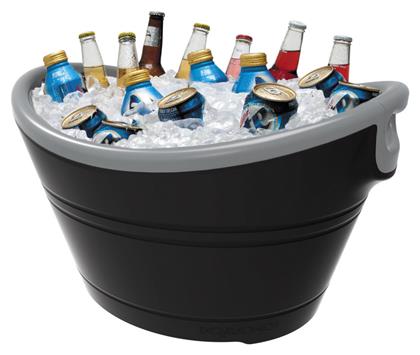 Igloo Party Bucket Σαμπανιέρα 19lt με Διαστάσεις 40.3x25.9x37.8cm Μαύρο