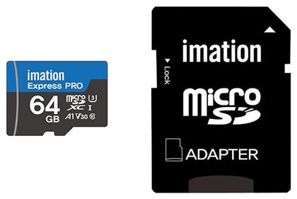 Imation Express Pro microSDXC 64GB Class 10 U3 V30 A1 UHS-I