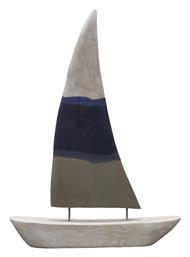 Inart Διακοσμητικό Καράβι Μεταλλικό 40.5x5x57.5cm