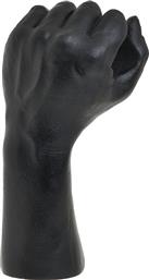Inart Διακοσμητικό Χώρου Χέρι Πολυρητίνης Μαύρο 23x10x8cm από το Katoikein
