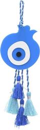 Inart Κρεμαστό Γούρι Μάτι από Πλαστικό Γαλάζιο 7x24cm από το Katoikein