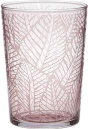 Inart Σετ Ποτήρια Νερού από Γυαλί σε Ροζ Χρώμα 510ml 6τμχ από το 24home