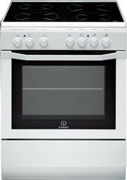 Indesit Κουζίνα 60lt με Εστίες Κεραμικές I6VMC6A(W)GR από το Kotsovolos