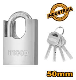 Ingco Ατσάλινο Λουκέτο Κρυμμένου Λαιμού με Κλειδί 50mm από το e-shop