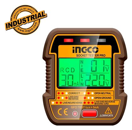 Ingco HESST30011 Tester Καλωδίων Ρεύματος