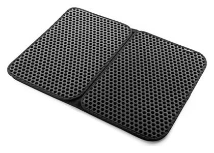 InnovaGoods Μαύρο Χαλάκι Τουαλέτας Γάτας 60x43cm 1τμχ Χαλάκι Άμμου Γάτας