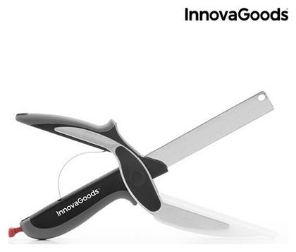 InnovaGoods Ψαλίδι για Κοπή Σαλάτας από Ανοξείδωτο Ατσάλι 25cm Μαύρο