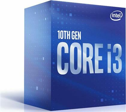 Intel Core i3-10100F 3.6GHz Επεξεργαστής 4 Πυρήνων για Socket 1200 σε Κουτί με Ψύκτρα από το e-shop