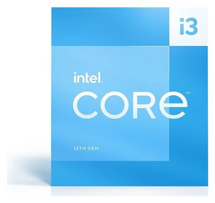 Intel Core i3-13100 3.4GHz Επεξεργαστής 4 Πυρήνων για Socket 1700 σε Κουτί με Ψύκτρα