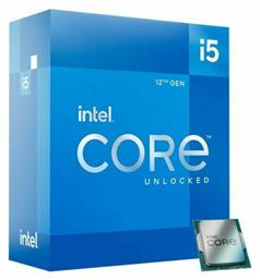 Intel Core i5-12600K 2.8GHz Επεξεργαστής 10 Πυρήνων για Socket 1700 σε Κουτί από το e-shop