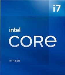Intel Core i7-11700 2.5GHz Επεξεργαστής 8 Πυρήνων για Socket 1200 σε Κουτί με Ψύκτρα από το Public