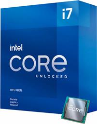 Intel Core i7-11700KF 3.6GHz Επεξεργαστής 8 Πυρήνων για Socket 1200 σε Κουτί από το Public