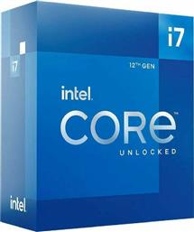 Intel Core i7-12700KF 2.7GHz Επεξεργαστής 12 Πυρήνων για Socket 1700 σε Κουτί από το e-shop