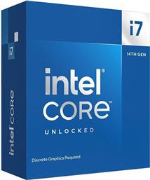 Intel Core i7-14700KF 2.5GHz Επεξεργαστής 20 Πυρήνων για Socket 1700 σε Κουτί από το e-shop