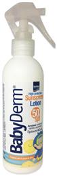 InterMed Babyderm High Protection Sunscreen Lotion SPF50 200ml Trigger από το CareLife