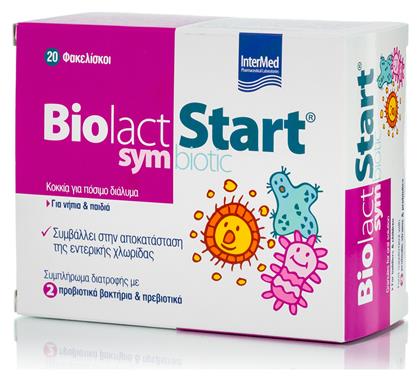 InterMed Biolact Start Symbiotic με Προβιοτικά και Πρεβιοτικά για Παιδιά και Βρέφη 20 φακελίσκοι