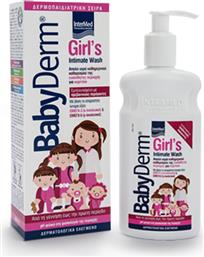 Intermed Παιδικό Αφρόλουτρο Babyderm Girls για την Ευαίσθητη Περιοχή σε Μορφή Κρέμας 300ml από το Pharm24