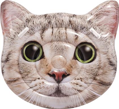 Intex Cat Face Island Φουσκωτό Στρώμα Θαλάσσης με Χειρολαβές Μπεζ 147εκ. από το Esmarket
