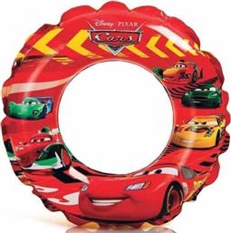 Intex Παιδικό Σωσίβιο Κουλούρα Disney Cars με Διάμετρο 51εκ. για 3-6 Ετών Κόκκινο