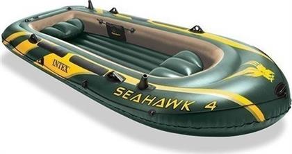 Intex Seahawk 4 Φουσκωτή Βάρκα 4 Ατόμων με Κουπιά & Τρόμπα 351x145εκ. από το Esmarket