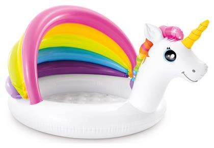Intex Unicorn Παιδική Στρογγυλή Πισίνα Φουσκωτή Baby 127x69εκ.
