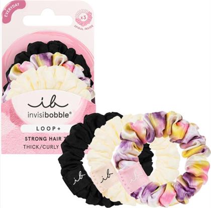 Invisibobble Ib Loop+ Be Strong Thick/Curly Hair Scrunchy Μαλλιών Πολύχρωμο 3τμχ