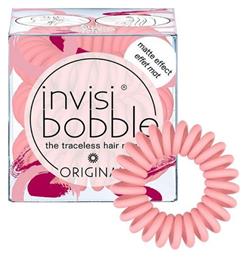 Invisibobble Original Matte Effect 3τμχ Σπιράλ Λαστιχάκια Ροζ