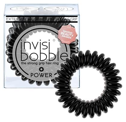 Invisibobble Power 3τμχ Σπιράλ Λαστιχάκια Μαύρο από το Zizel