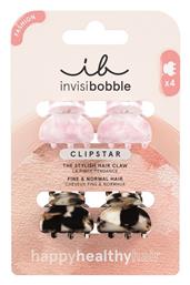Invisibobble Σετ Κλαμεράκια για Μαλλιά Clipstar Petit Four Πολύχρωμο 4τμχ
