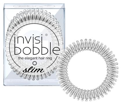 Invisibobble Slim 3τμχ Σπιράλ Λαστιχάκια Ασημί 3τμχ από το Zizel