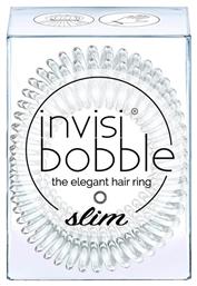 Invisibobble Slim 3τμχ Σπιράλ Λαστιχάκια Διάφανο