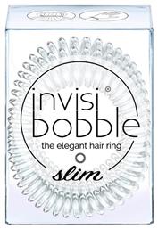 Invisibobble Slim 3τμχ Σπιράλ Λαστιχάκια Διάφανο 3τμχ