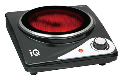 IQ Επιτραπέζια Εστία Κεραμική Μονή Μαύρη