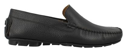 IQ Shoes 23.8 Δερμάτινα Ανδρικά Loafers σε Μαύρο Χρώμα