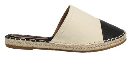 IQ Shoes Flat Δερμάτινα Mules σε Μπεζ Χρώμα από το Pitsiriki