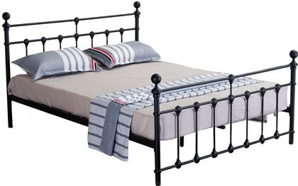 Irene Κρεβάτι Υπέρδιπλο Μεταλλικό Sandy Black για Στρώμα 160x200cm από το Esmarket