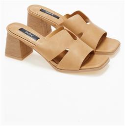 Issue Fashion Mules με Χοντρό Τακούνι σε Χρώμα
