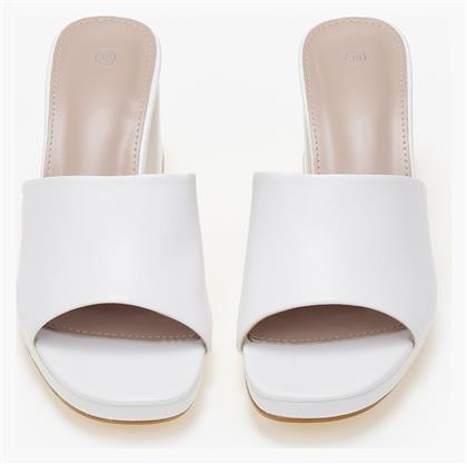 Issue Fashion Mules με Χοντρό Τακούνι σε Χρώμα