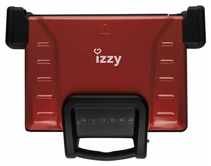 Izzy Family Grill Ceramic 2100W για 4 Τοστ Κόκκινη από το Elektrostore24