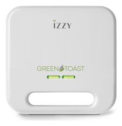 Izzy IZ-2010 Green Toast 800W για 2 Τοστ Λευκή από το Plus4u