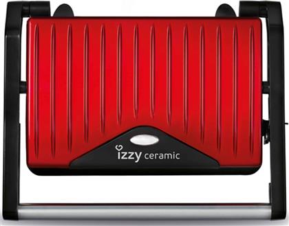 Izzy Panini S10 Τοστιέρα για 2 Τοστ 800W Spicy Red Ceramic από το Elektrostore24